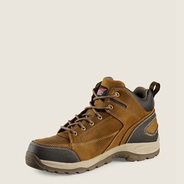 Red Wing Hiking Bot Erkek - Truhiker - 5-Inch Safety Toe - Kahverengi - 26RYVNAID